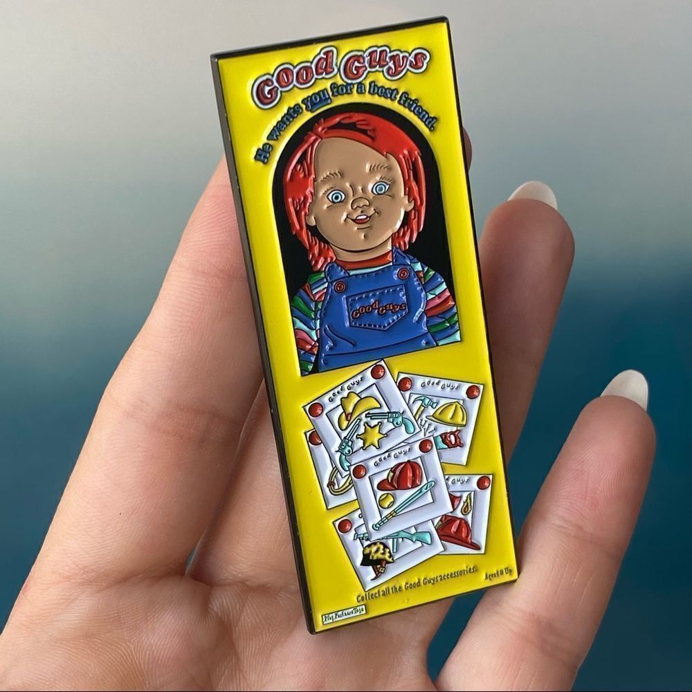 Good Guys Doll Enamel Pin/ Brooch Lapel